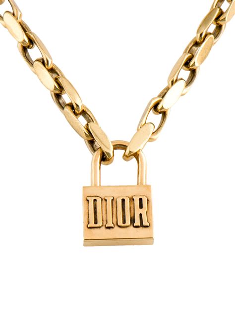 dior padlock necklace replica|reluxe dior jewelry.